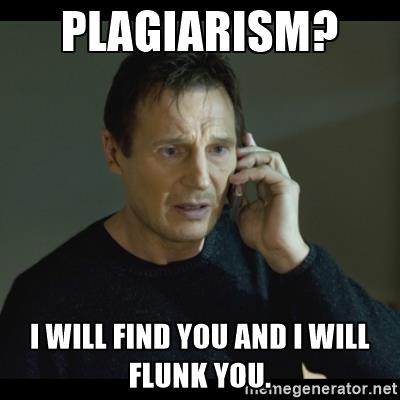 taken plagiarism meme